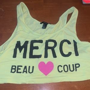 Crop Top Neon French